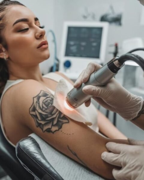 Advanced laser tattoo removal technology in Bangalore at Aurilueur.