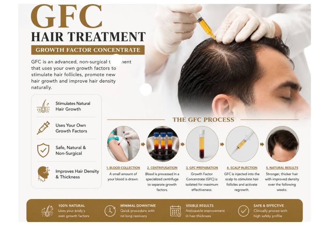 GFC hair treatment cost in Bangalore at Aurilueur esthetic clinic