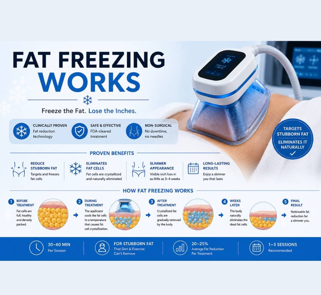 how fat freezing works step by step - How Fat Freezing Works Step by Step at Aurilueur Indiranagar Bangalore at Aurilueur Indiranagar