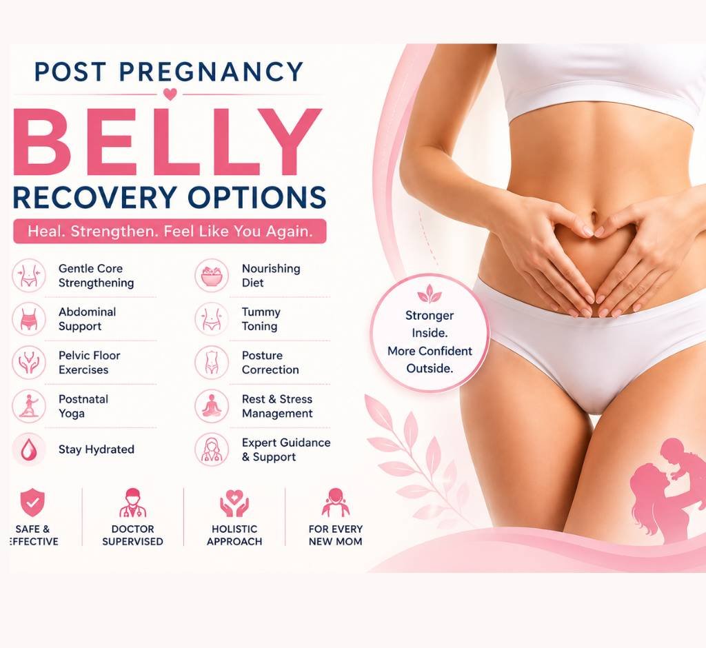 post pregnancy belly recovery options mid-content visual - Aurilueur Indiranagar Bangalore